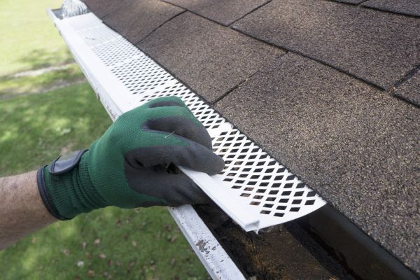 Gutter Filter Installation in Temple